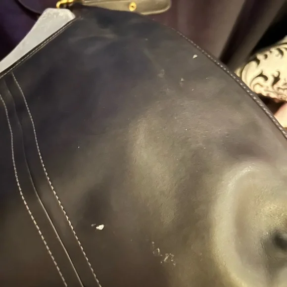 Coach Dark Brown Leather Hobo Bag - Picture 4 of 5